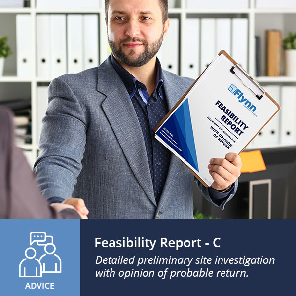 feasibility report with opinion of return